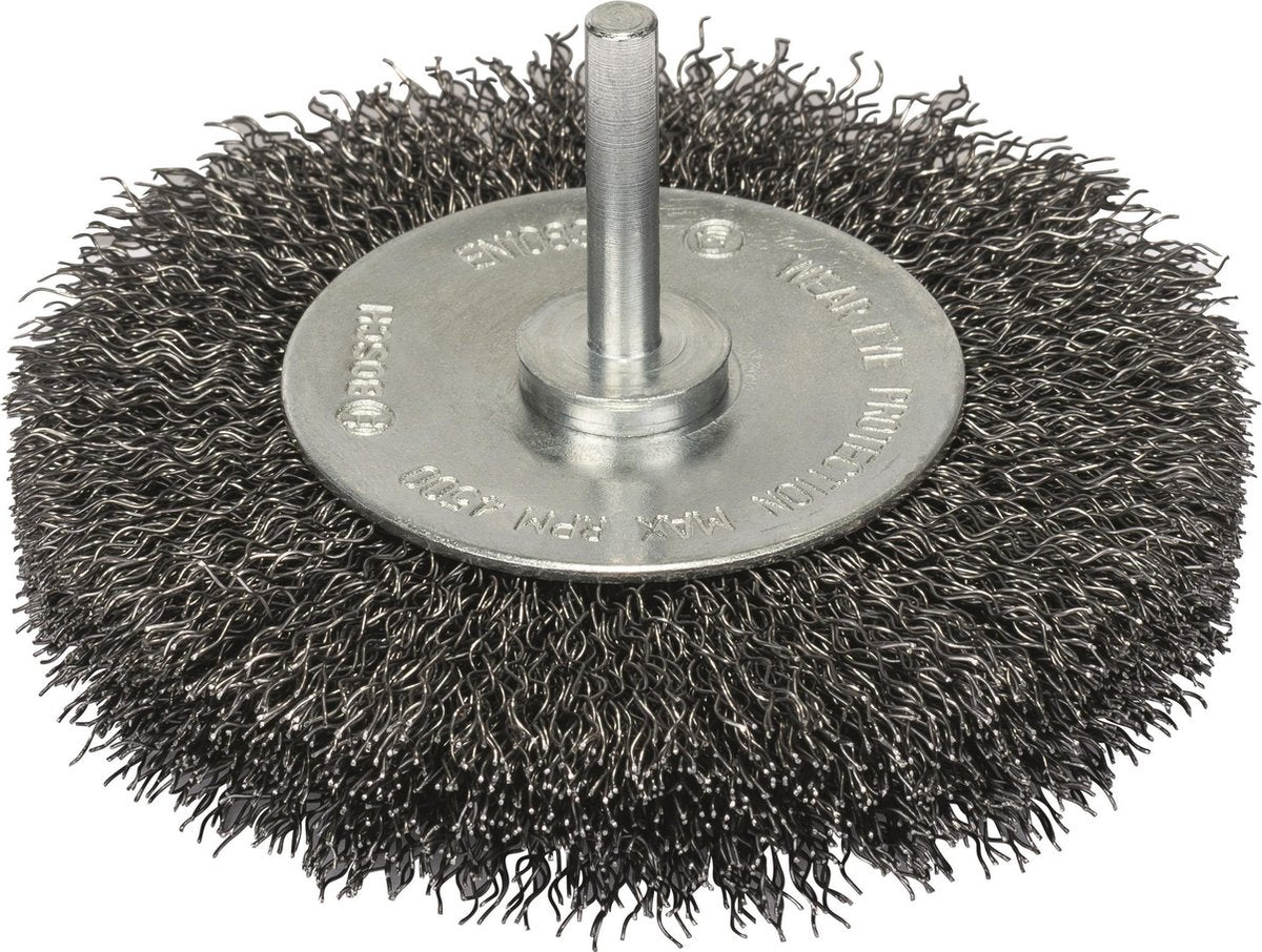 Bosch-Tellerbürste � 100 x Schaft 6mm
