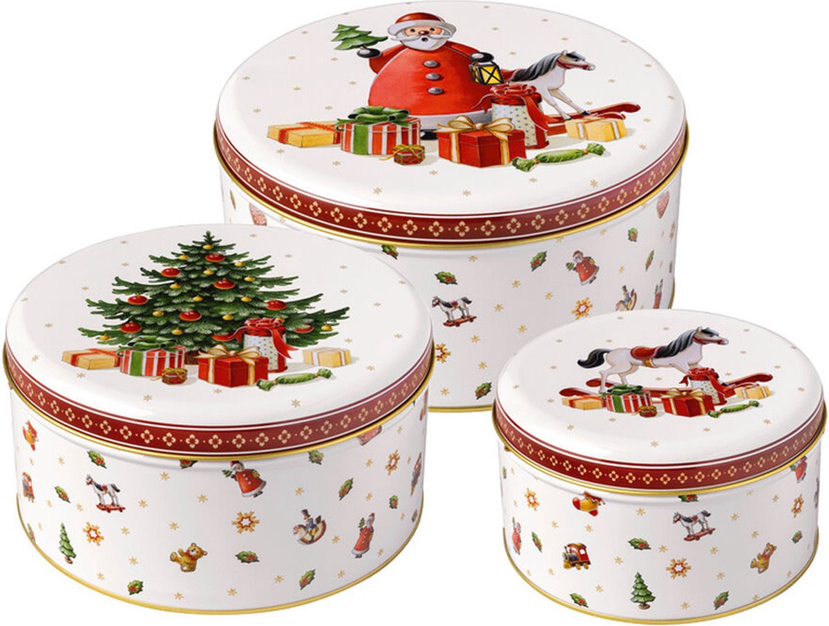 Markenlos Sans Marque Villeroy Boch Winter Collage Zubehör Keksdose 3-teilig