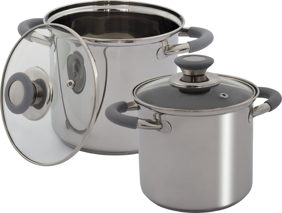 Eurotrail 2-teiliger Pan Set Melrose Edelstahl