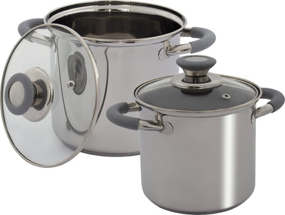 Eurotrail 2-teiliger Pan Set Melrose Edelstahl