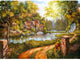Ravensburger Puzzle Häuschen am Fluss – 500 Teile.