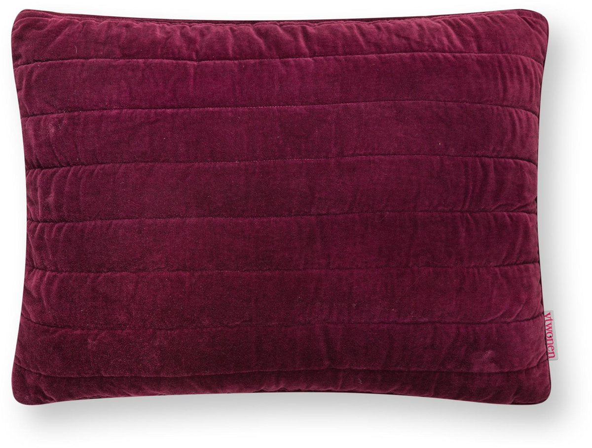 Vtwonen Dekokissen gesteppt – Kissen für das Wohnzimmer – Weiß – 50x70cm