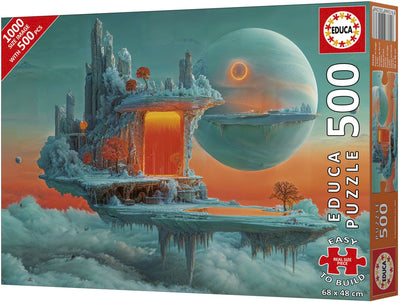 Educa Puzzle 500 Planeta ognia i lodu 113455 - Puzzle 500 Planet aus Feuer und Eis 113455