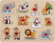 Zoo-Studenpuzzle - 12 Teile.