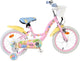 Disney Stitch Children's Bicycle - Mädchen - 16 Zoll - Creme Korallenblau