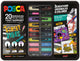Posca Uni Uni Farbmarker Koffer Street Vibes 20 Stück