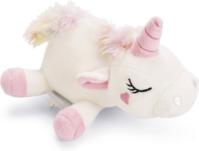Beeztees Welpe Hund Kuscheltier Einhorn Owen – Welpenspielzeug – Welpenkuscheltier – Hundespielzeug – Weiß 18 x 15 x 11,5 cm – Hund