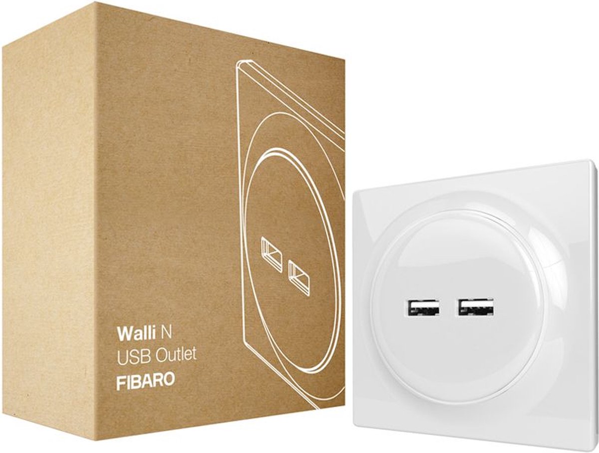 Fibaro Walli n USB – weiß
