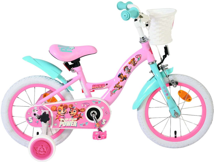 Paw Patrol Kinderfahrrad – Mädchen – 14 Zoll – Rosa