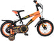 Volare Strike Kinderfahrrad – Jungen – 12 Zoll – Schwarz Orange – zwei Handbremsen