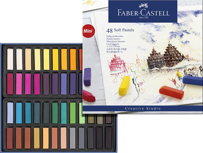 Faber Castell Faber Castell FC-128248 Pastelkrijt halbe Länge von 48 Teilen