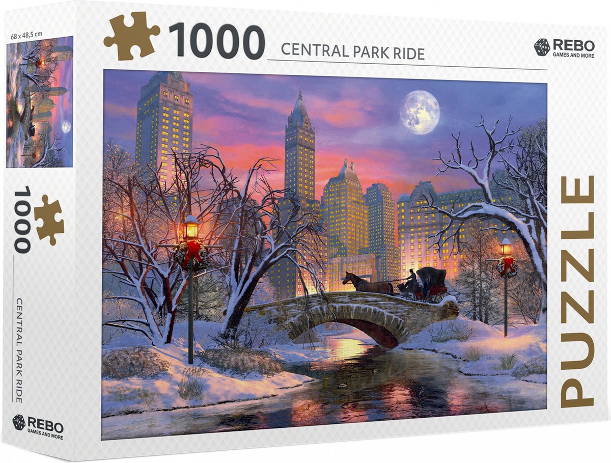 Rebo Productions Puzzle „Central Park Ride“, 1000 Teile