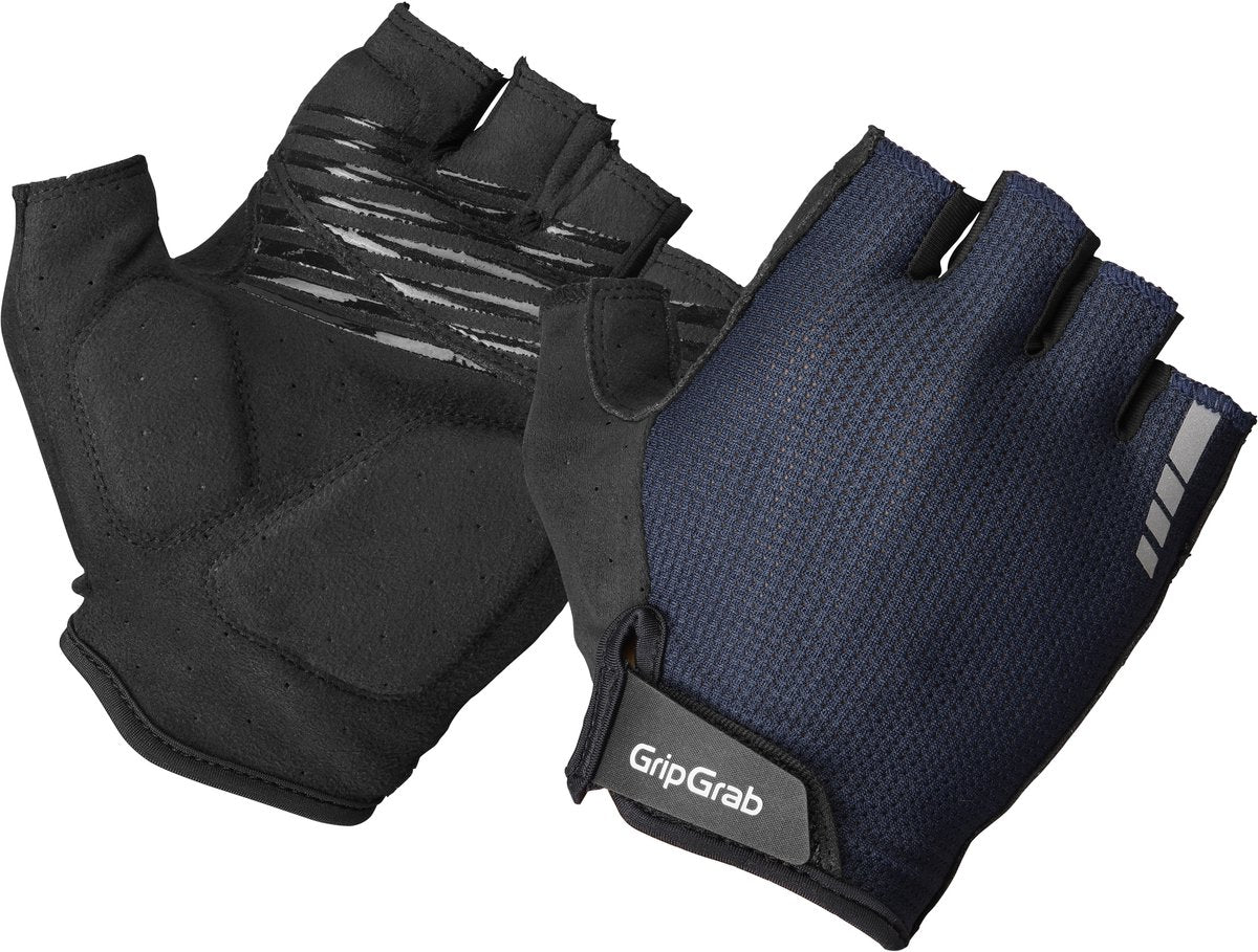 Gripgrab – gepolsterte Explr-Kurzfinger-Sommer-Fahrradhandschuhe mit Polsterung – Unisex – Marineblau