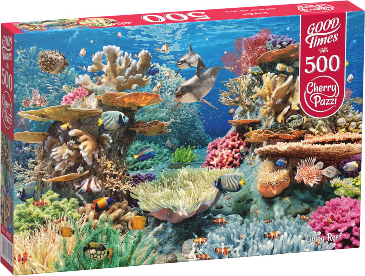 Cherrypazzi Lebendes Riff-Puzzle 500 Teile