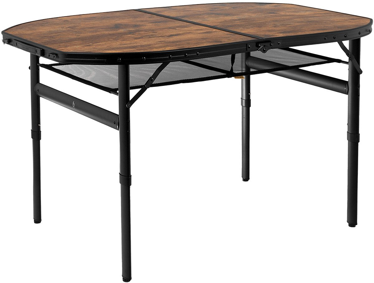 Bo-Camp – Industrial – Tisch – Melrose – oval – Koffermodell – 120 x 80 cm