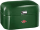 Wesco Single Grandy Brotkasten | 7,5 Liter - Größe M | Metall - dunkelgrün | Brotaufbewahrung | Sonderausgabe Weihnachten