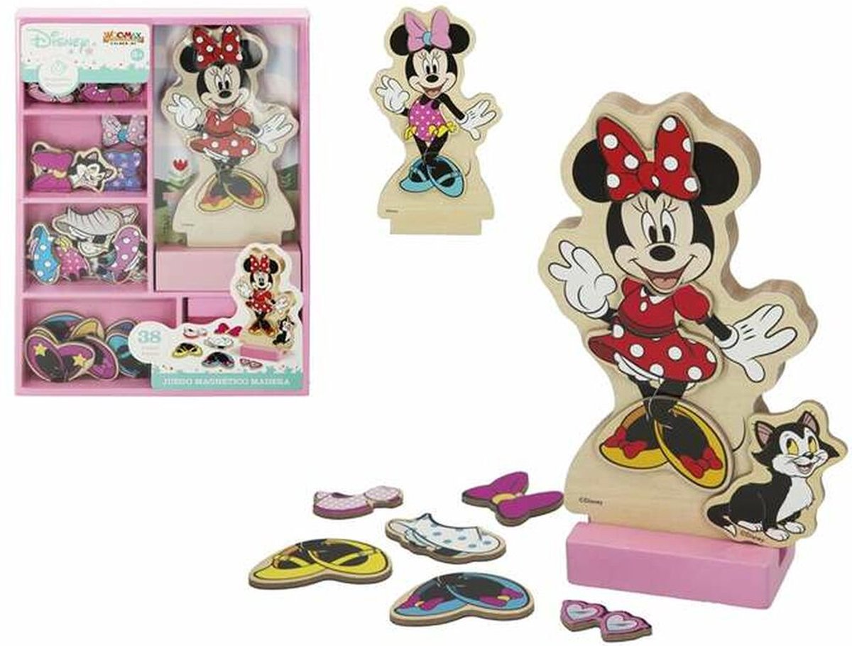 Woomax Minnie Mouse Dressing-Set – Holz mit Magnet