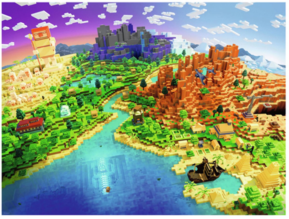 Ravensburger Puzzle World of Minecraft – Puzzle – 1500 Teile