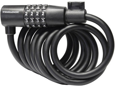Trelock SK108 Spiral Cable Lock Code 180 8mm schwarz