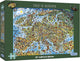 Gibsons – Das ist Europa (von Hartwig Braun) – 1000 Teile 68×49cm (B×H) – Puzzle für Erwachsene