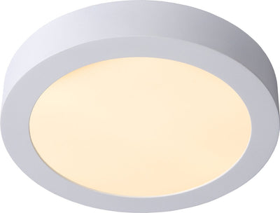 Lucide Brice-LED – Deckenleuchte (Deckenleuchte) Badezimmer – ø 24 cm – LED dimmbar – 1x15 W 3000 K – IP44 – Weiß