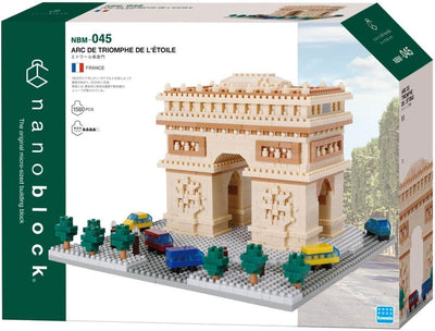 Nanoblock Baukasten Arc de Triomphe Deluxe - 1560 Teile.
