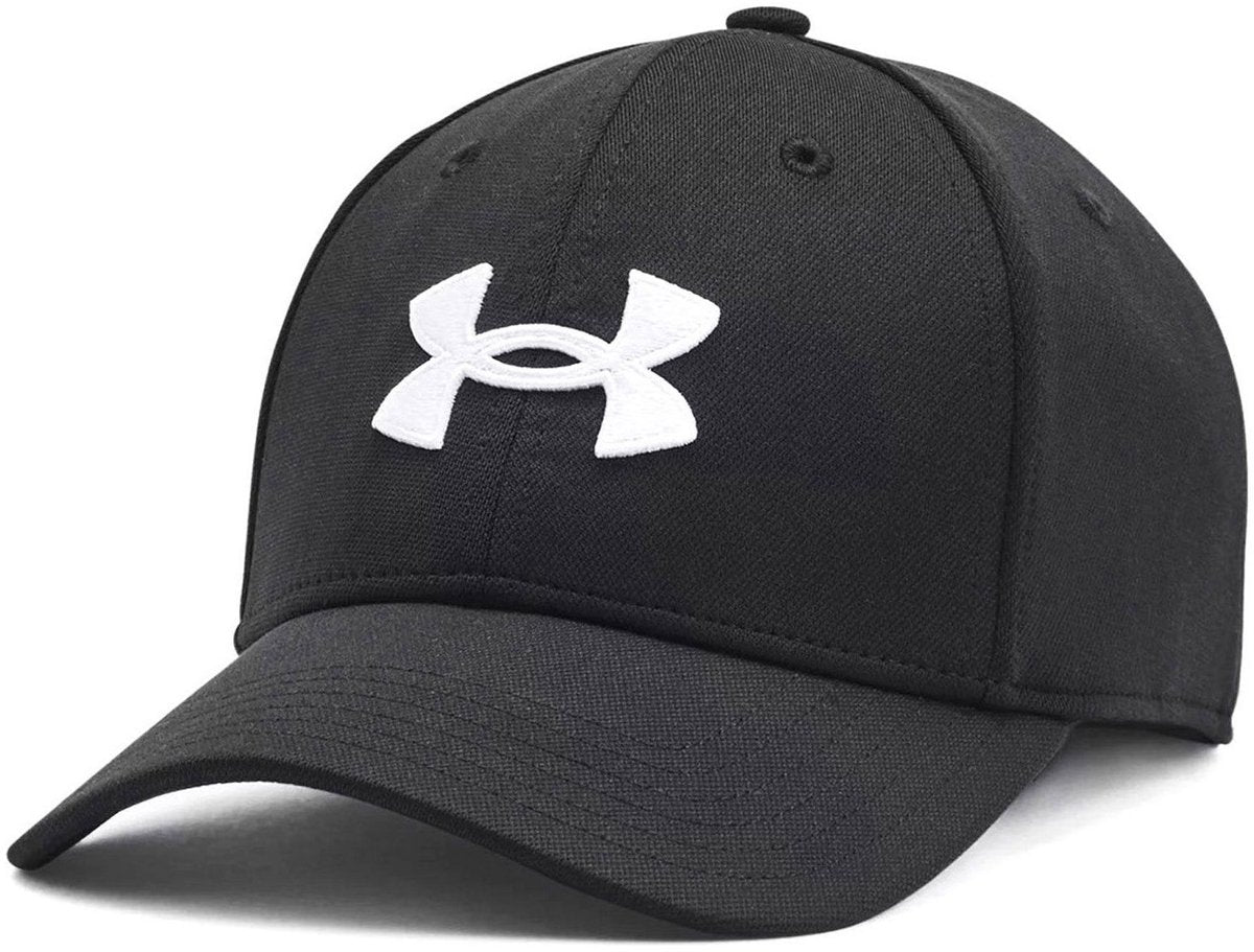 Under Armour M Blitzing Low Str-Blk Herrenkappe – Schwarz – Weiß