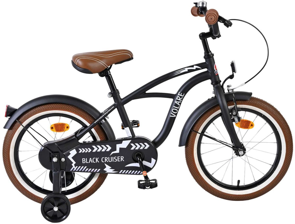 Yipeeh 16 Zoll Fahrrad schwarz Cruiser 51646
