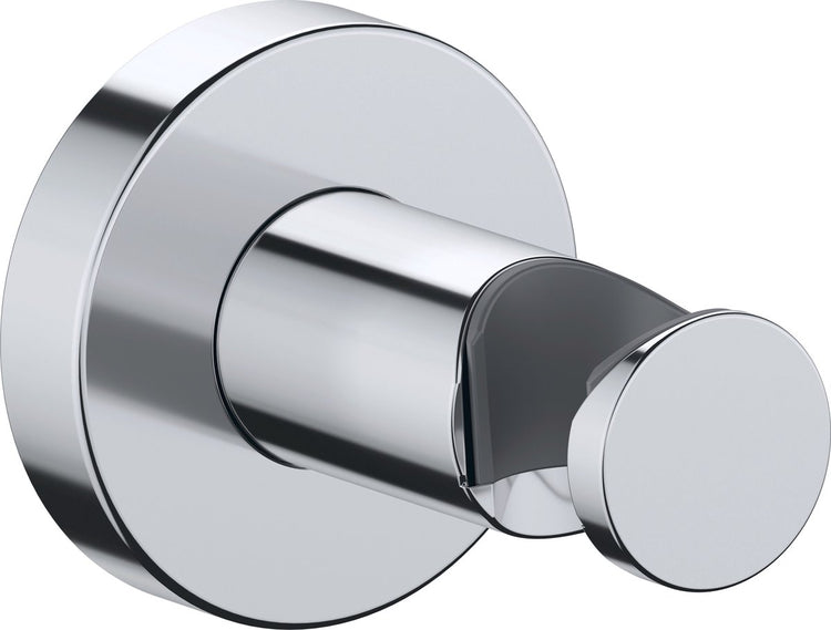 Duravit Duschkopfhalter Wandmontage rund aus Metall Chrom Hochglanz - Brausehalter Handbrausehalter