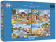 Gibsons – Ich wünschte, du wärst hier (von Trevor Mitchell) – 4×500 Teile 48×34 cm (B×H) – Puzzle für Erwachsene