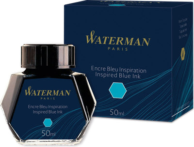 Waterman Füllfederhaltertinte | leuchtendes Blau | 50-ml-Flasche