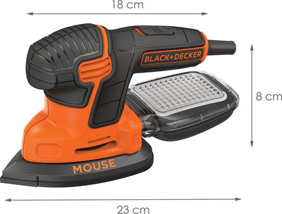 Black+Decker 55-W-Maus™. Klettverschluss zur Papierbefestigung. Staubsammelsystem - ka2000-qs