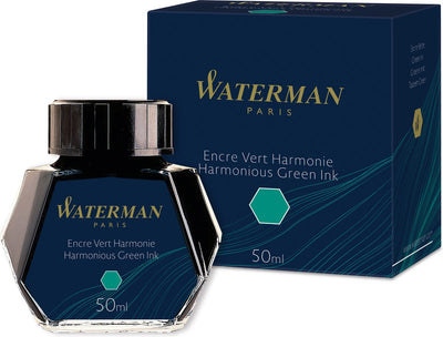 Waterman Füllfederhaltertinte | harmonisches Grün | 50-ml-Flasche