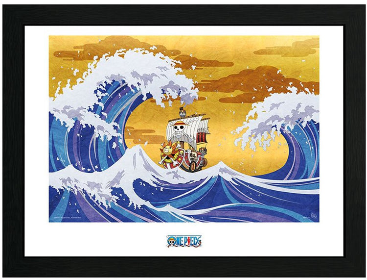One Piece Thousand Sunny Unisex-Wandposter – mehrfarbig – Standard