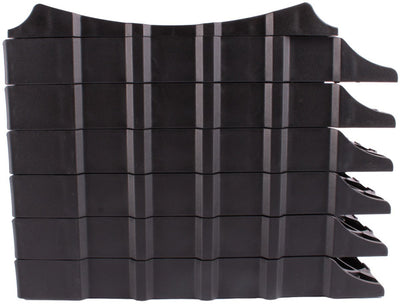 Milenco Stacka Level – 6 Stück – Schwarz