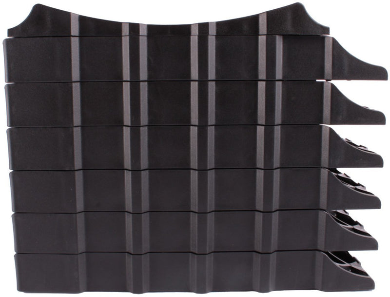 Milenco Stacka Level – 6 Stück – Schwarz
