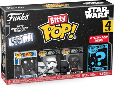 Funko Star Wars – Bitty Pop! 4er-Pack Darth Vader 2,5 cm Sammelfigur – mehrfarbig
