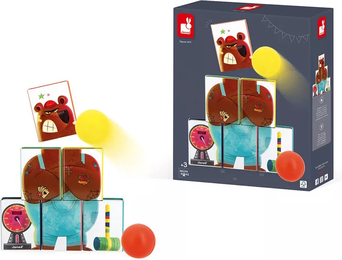 Janod – Applepop – Mr. Bear Blechspiel