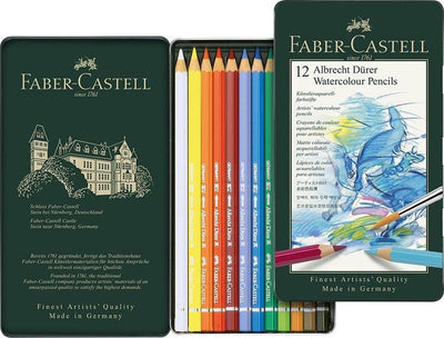 Faber-Castell Aquarellstift – Albrecht Dürer – Dose 12 Stück – FC-117512