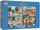 Gibsons – Schultage (von Trevor Mitchell) – 4×500 Teile 48×34cm (B×H) – Puzzle für Erwachsene