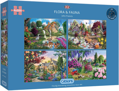 Gibsons – Cottage by the Brook (von Dominic Davison) – 636 Teile 48×34cm (B×H) – Puzzle für Erwachsene