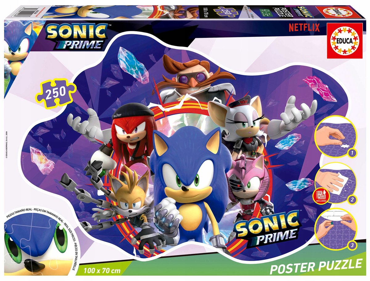 Educa Sonic Prime Puzzle 250 Teile