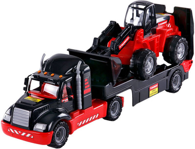 Cavallino Toys Cavallino Mammoet Torpedo Truck mit Bulldozer, Skala 1:16