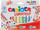 Carioca - Stempelmarker - super waschbar - 12 Marker (= 12 Farben und 12 Stempelmotive)