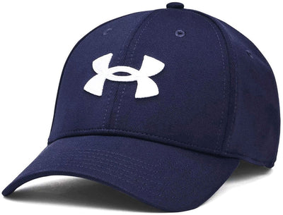 Under Armour M Blitzing Low Str-Blu Herrenkappe – Mitternachtsmarine – Weiß