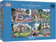 Gibsons – The Gardener’s Round (von Trevor Mitchell) – 4×500 Teile 48×34cm (B×H) – Puzzle für Erwachsene