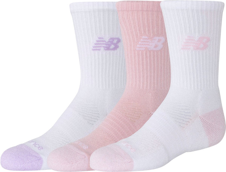 New Balance Youth Active Crew Socken 3er-Pack Unisex-Sportsocken – sortiert