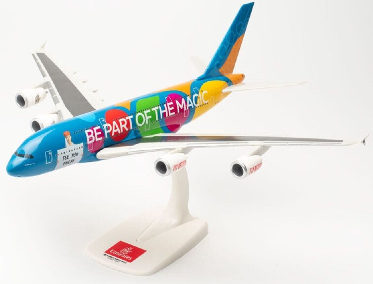 Herpa Airbus A380-800 Emirates Ziel Dubai Maßstab 1:250