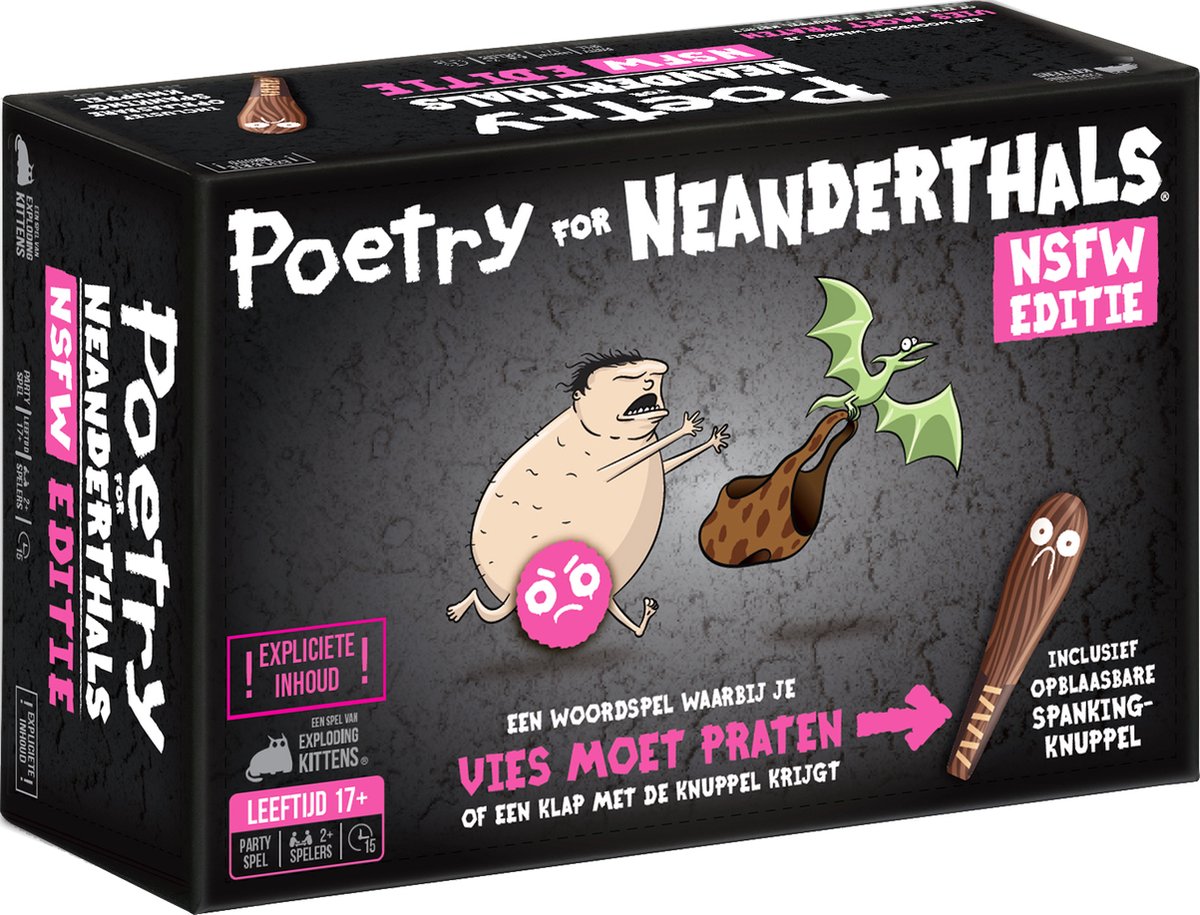 Exploding Kittens Poesie für Neandertaler NSFW – Kartenspiel