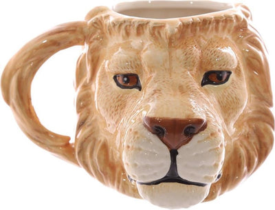 Löwe gebildete Keramikbecher